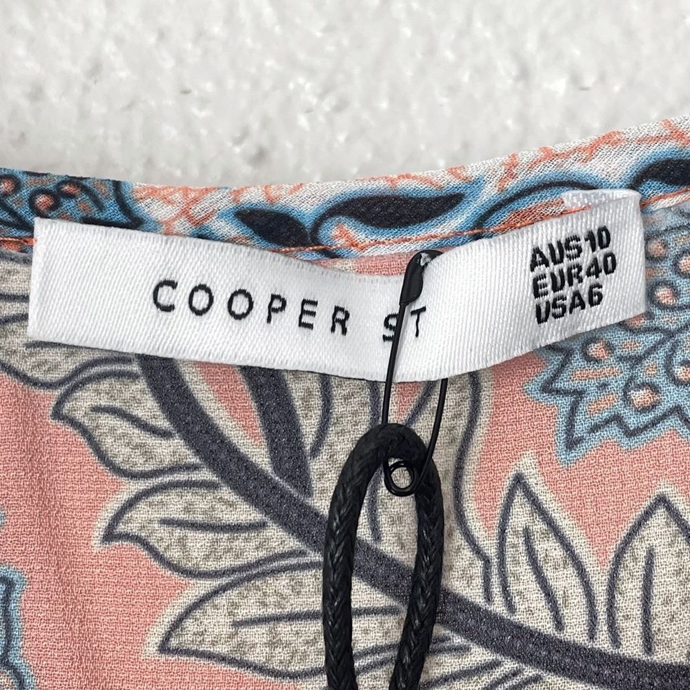 Cooper St Viva Sheer Floral Paisley Print Top - Picture 5 of 9